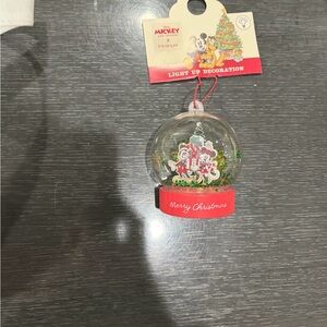 Primark Mickey Mouse Light-Up Ornament - Red and Green